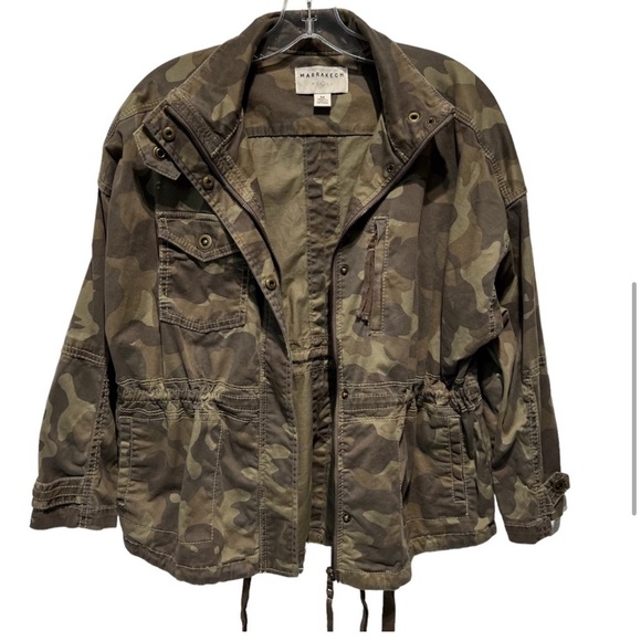 Anthropologie | Marrakech Camo Utility Jacket Size Medium - Picture 1 of 8